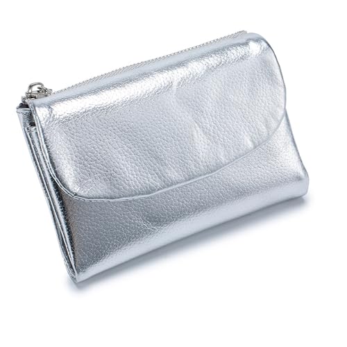 GodbTG Unisex Pebble Leather Wallet, Small Wallets for Women, Multicolor Clutch for Card Holder & Coin Purse, Pebble Leather Wallets (#17) von GodbTG