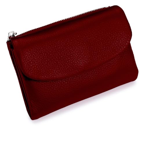 GodbTG Unisex Pebble Leather Wallet, Small Wallets for Women, Multicolor Clutch for Card Holder & Coin Purse, Pebble Leather Wallets (#4) von GodbTG