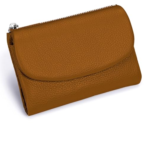 GodbTG Unisex Pebble Leather Wallet, Small Wallets for Women, Multicolor Clutch for Card Holder & Coin Purse, Pebble Leather Wallets (#8) von GodbTG