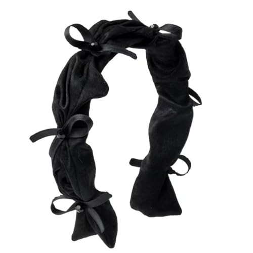 Retro High Skull Pearl Headband, Reversible Retro Fashion Tooth High Skull Headband, Non Slip Headbands for Women Trendy (#1-1 PC) von GodbTG