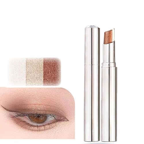 Waterproof Gradient Shimmer Eye-Shadow Stick, No Budge Shadow Stick, Duo Chrome Glitter Eyeshadow Stick, Eye Shadow Sticks for Older Women (03#) von GodbTG