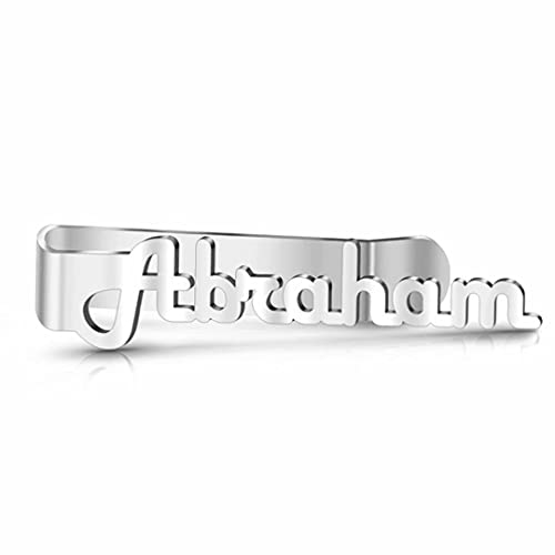 Benutzerdefinierte Krawattenklammer Gravierter Name Personalisierte Benutzerdefinierte Gravierte Krawattennadel Pin Krawatte Hochzeit Business Clips für Männer Papa Hochzeitsgeschenk Groomsmen von Godchoices