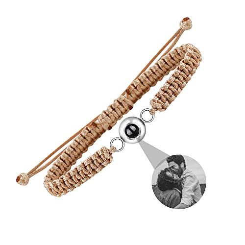 Benutzerdefiniertes Foto-Armband, Bild-Armband, personalisiertes Foto, Kreis-Foto-Armbänder mit Bild im Inneren, geflochtenes Projektionsarmband, benutzerdefinierte Foto-Geschenke für Frauen/Männer Benutzerdefiniertes Foto-Armband, Bild-Armband, personalisiertes Foto, Kreis-Foto-Armbänder mit Bild im Inneren, geflochtenes Projektionsarmband, benutzerdefinierte Foto-Geschenke für Frauen/Männer von Godchoices