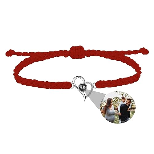 Godchoices Benutzerdefinierte Foto Projektion Armband mit Bild Innen Personalisierte Herz Foto Projektion Armband für Frauen Männer 100 Sprachen Ich liebe Sie Armband Verstellbare Seil Armbänder Godchoices Benutzerdefinierte Foto Projektion Armband mit Bild Innen Personalisierte Herz Foto Projektion Armband für Frauen Männer 100 Sprachen Ich liebe Sie Armband Verstellbare Seil Armbänder von Godchoices