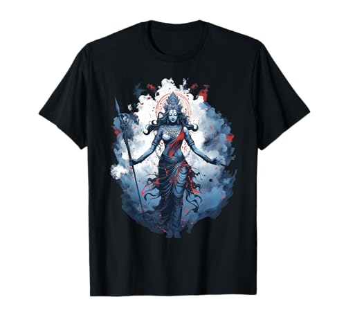 Kali Göttin des Todes, Zeit und Doomsday Hindu-Yoga-Frauen T-Shirt Kali Göttin des Todes, Zeit und Doomsday Hindu-Yoga-Frauen T-Shirt von Goddess Kali Men Women Boys Girls Tees