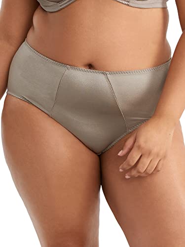 GODDESS Damen Keira Unterhose mit voller Abdeckung Unterwäsche im Bikini-Stil, Kieselstein (Pebble), 4XL Größen von Goddess