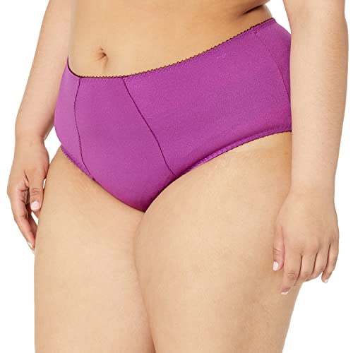 GODDESS Damen Keira Unterhose mit voller Abdeckung Unterwäsche im Bikini-Stil, Magenta, XXL Größen von Goddess