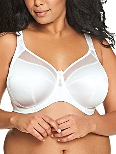 GODDESS Damen Keira Bügel BH mit voller Abdeckung, Durchscheinende Zentimeter, Weiss/opulenter Garten, 75G von Goddess