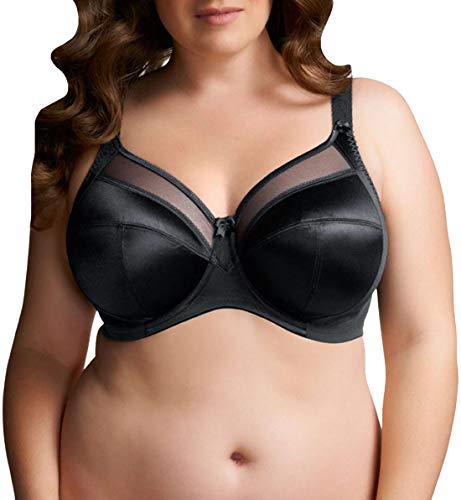 Goddess Damen Keira Banded Underwire Bra BH mit voller Abdeckung, schwarz, 80P von Goddess