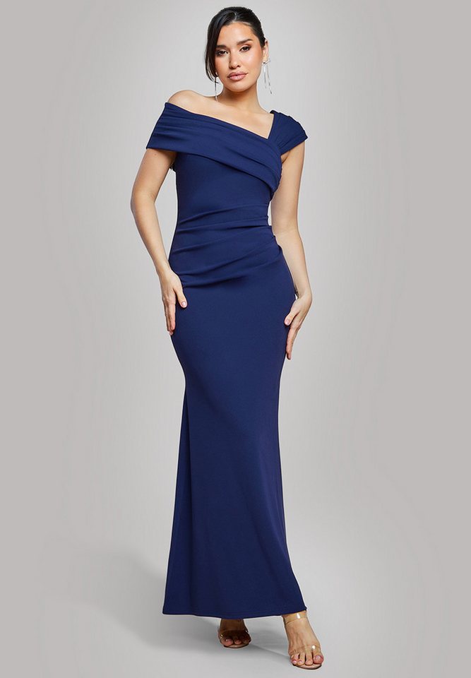 Goddiva Maxikleid One Shoulder Evening Maxi Dress langes Kleid Goddiva Maxikleid One Shoulder Evening Maxi Dress langes Kleid von Goddiva