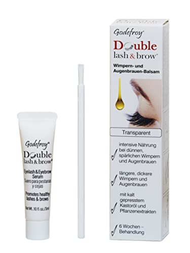 Godefroy Double Lash & Brow Balsam zur Kräftigung und Pflege von Wimpern und Augenbrauen auf natürlicher Basis von Godefroy