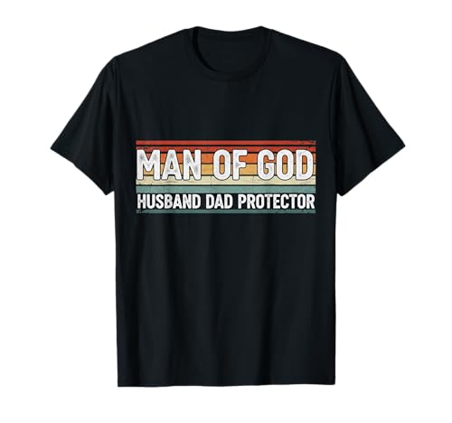 Man of God Christian Dad Husband Faith Bibelvers T-Shirt Man of God Christian Dad Husband Faith Bibelvers T-Shirt von Godly Man Christian Faithwear