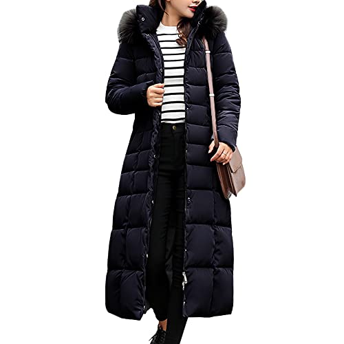 Godoboo Damen Wintermante Warmer Winter Steppmantel Parka Winterjacke Daunenjacke mit Kapuze Outdoor Mäntel Softshelljacke Slim von Godoboo