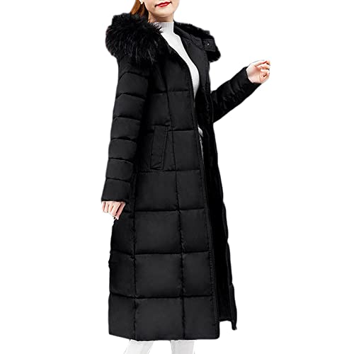 Godoboo Damen Wintermante Warmer Winter Steppmantel Parka Winterjacke Daunenjacke mit Kapuze Outdoor Mäntel Softshelljacke Slim von Godoboo