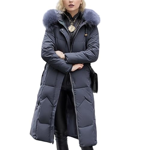 Godoboo Damen Wintermantel Parka Mantel Damen Wintermantel Steppmantel Oversized Damen Mantel Warmer Winter Steppmantel Lang Übergangsjacke Winterjacke von Godoboo