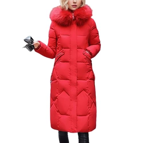 Godoboo Damen Wintermantel Parka Mantel Damen Wintermantel Steppmantel Oversized Damen Mantel Warmer Winter Steppmantel Lang Übergangsjacke Winterjacke von Godoboo