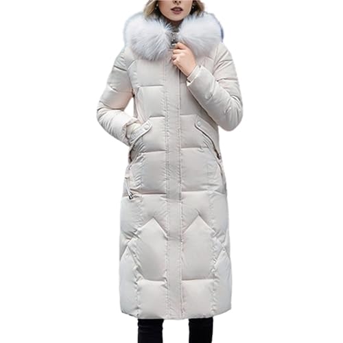 Godoboo Damen Wintermantel Parka Mantel Damen Wintermantel Steppmantel Oversized Damen Mantel Warmer Winter Steppmantel Lang Übergangsjacke Winterjacke von Godoboo