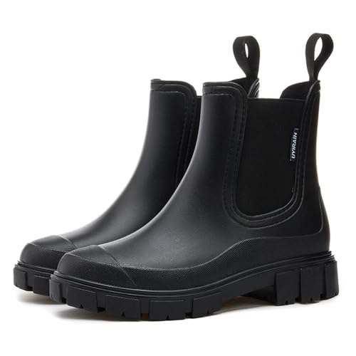 Godoboo Gummistiefel Damen Wasserdicht Boots Anti-Rutsch Atmungsaktiv Boots Leicht Mode Regenstiefel Stiefeletten Gartenschuhe Gummistiefeletten mit Komfort Einlegesohle Outdoor Elegant Godoboo Gummistiefel Damen Wasserdicht Boots Anti-Rutsch Atmungsaktiv Boots Leicht Mode Regenstiefel Stiefeletten Gartenschuhe Gummistiefeletten mit Komfort Einlegesohle Outdoor Elegant von Godoboo