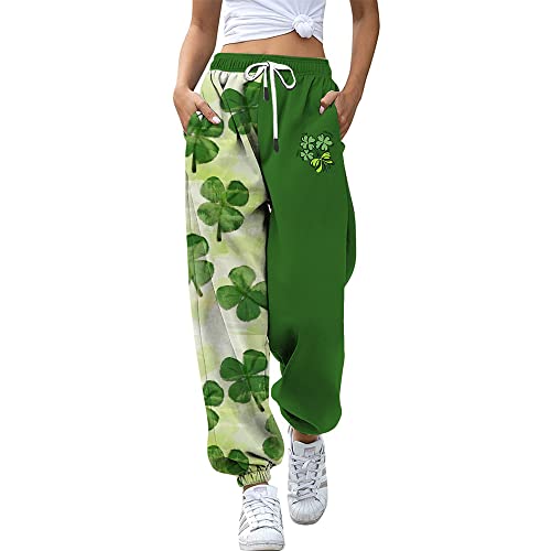 Godoboo Jogginghose Damen Freizeithose Damen Lang Hose Trainingshose Elastische Sport Joggen Flüssigkeitshose Loose Sweathose mit Taschen Yogahosen für Damen von Godoboo
