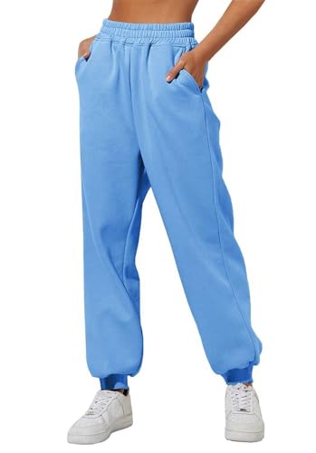 Godoboo Jogginghose Damen Lang High Waist Sweathose mit Taschen Damen Sporthose Freizeithose Fitness Loungewear für Frühling und Sommer Godoboo Jogginghose Damen Lang High Waist Sweathose mit Taschen Damen Sporthose Freizeithose Fitness Loungewear für Frühling und Sommer von Godoboo