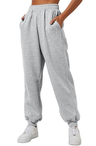 Godoboo Jogginghose Damen Lang High Waist Sweathose mit Taschen Damen Sporthose Freizeithose Fitness Loungewear für Frühling und Sommer von Godoboo