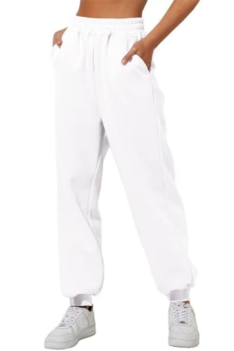 Godoboo Jogginghose Damen Lang High Waist Sweathose mit Taschen Damen Sporthose Freizeithose Fitness Loungewear für Frühling und Sommer von Godoboo