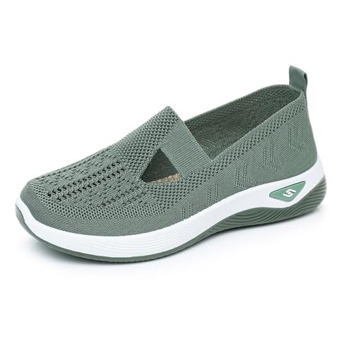 Godoboo Orthopädische Schuhe Leicht Damen Walkingschuhe Lässige Komfort Sommerschuhe Bequem Sneaker Atmungsaktives Vermascht Laufschuhe Sportschuhe Bequeme Outdoor Turnschuhe von Godoboo