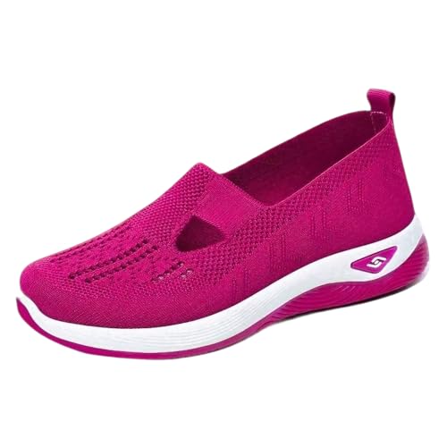 Godoboo Orthopädische Schuhe Leicht Damen Walkingschuhe Lässige Komfort Sommerschuhe Bequem Sneaker Atmungsaktives Vermascht Laufschuhe Sportschuhe Bequeme Outdoor Turnschuhe von Godoboo