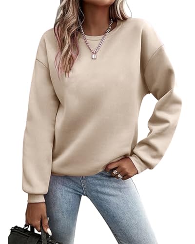 Godoboo Pullover Damen Sweatshirt Fleecepullover Sport Baumwolle Sweatpullover Buchstaben Print Herbst Pulli Basic Thermo Casual Ohne Kapuze Godoboo Pullover Damen Sweatshirt Fleecepullover Sport Baumwolle Sweatpullover Buchstaben Print Herbst Pulli Basic Thermo Casual Ohne Kapuze von Godoboo