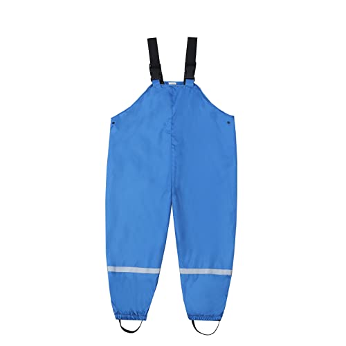 Godom Kinder Mädchen Jungen Regenlatzhose,Regenbekleidung Junge Wasserdichter Regen-winddichter Overall für Jungen, Latzhose, Kinder, Mädchen, Schlamm, Mädchen, Strampler und Overall Kinderarmbanduhr von Godom