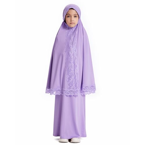 Godom Ramadan Abaya für muslimische islamische Babymädchen mit Hijab in voller Länge Robe Burka Maxi Kleinkind Baby Kleider Baby Mädchen Muslimische Kleider Ramadan Kleinkind Baby Muslimisches von Godom