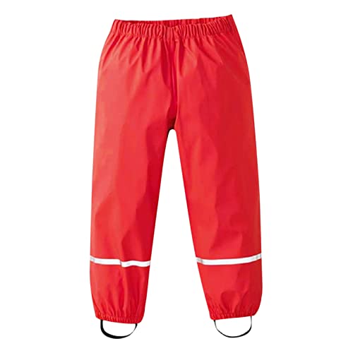 Godom Regenhose Kinder,Regenhose Kinder 146 Jungen Kinder Hosen Latzhose wasserdicht Kinder Jungen für atmungsaktive Regen Schlamm Hosen Baby 1. Kinder Mädchen Jungen Regenlatzhose von Godom