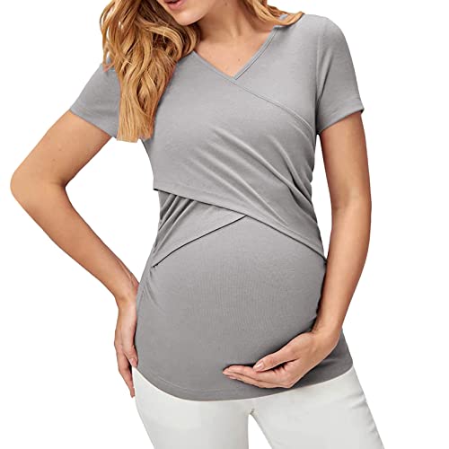 Umstandsmode 2 in 1 Stillshirt Umstandsshirt Umstandsshirt Kurzarm Lang Trägerlos Blumen Umstandsoberteil Damen Sommer Festlich Elegant Große Größen Umstandsmode Schwangerschaftsshirt Beiläufig Party Umstandsmode 2 in 1 Stillshirt Umstandsshirt Umstandsshirt Kurzarm Lang Trägerlos Blumen Umstandsoberteil Damen Sommer Festlich Elegant Große Größen Umstandsmode Schwangerschaftsshirt Beiläufig Party von Godom