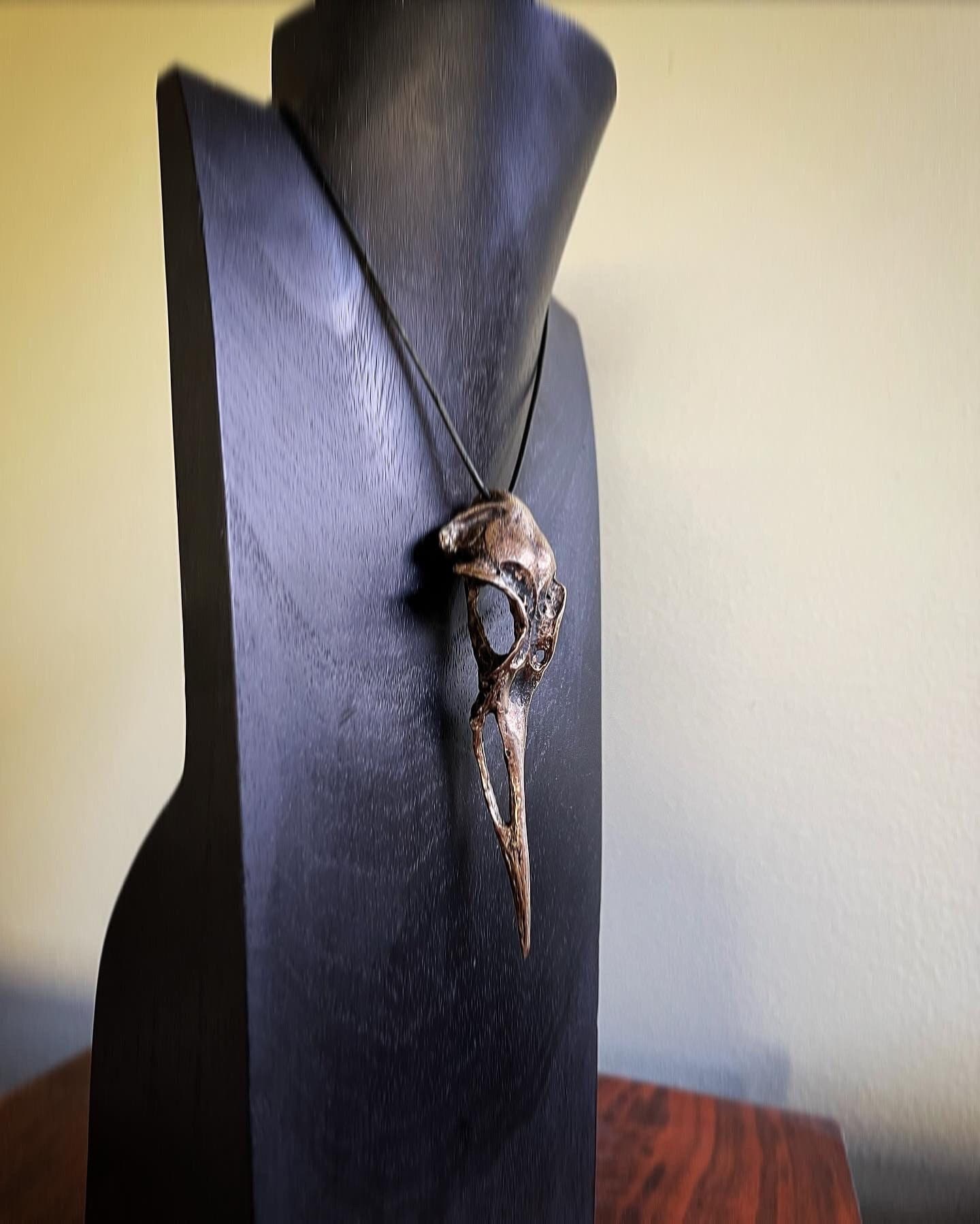 Bronze Kormoran Schädel Anhänger von GodsBelow