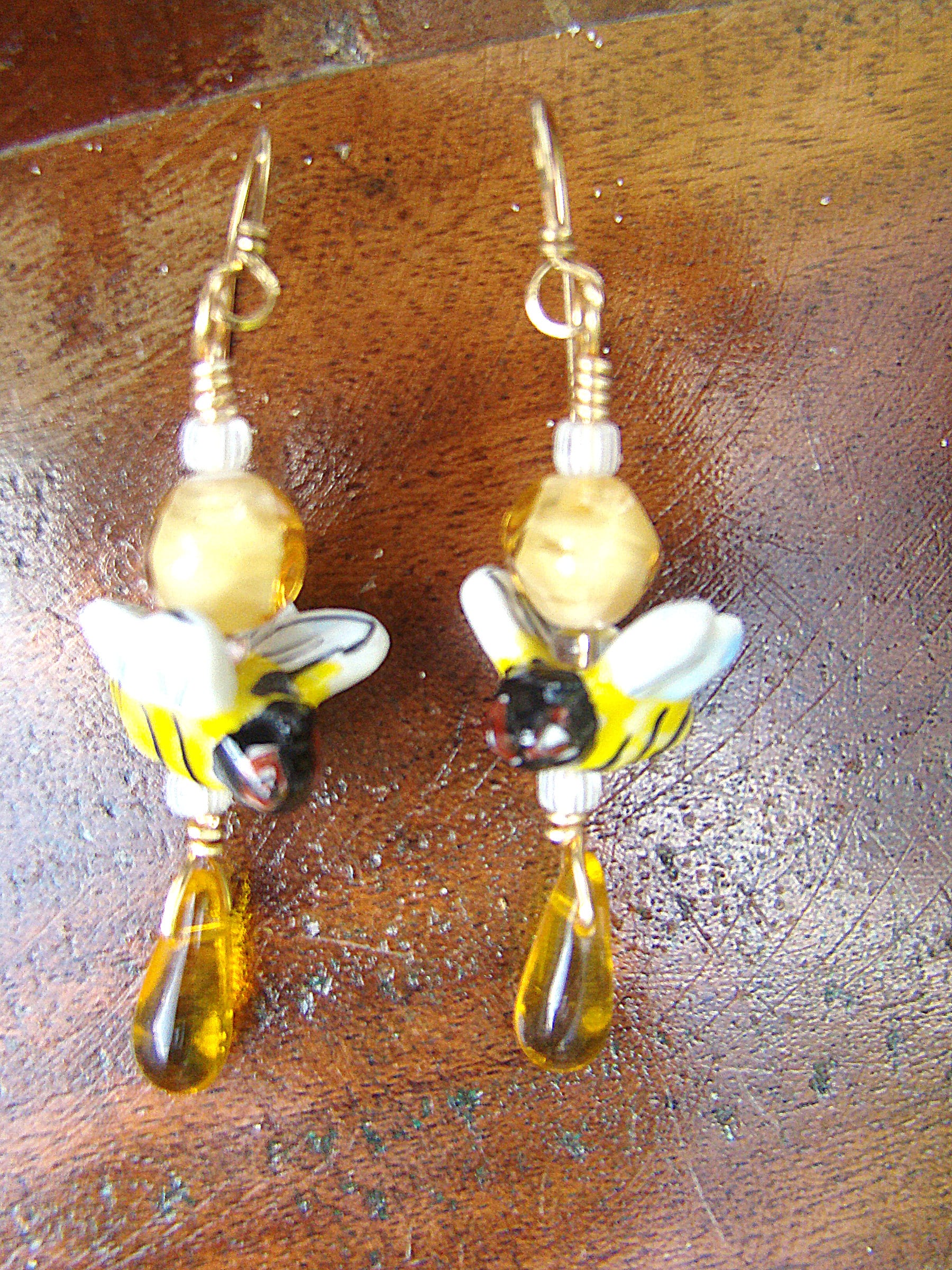 Honig Der Bienen Ohrringe Honig Der Bienen Ohrringe von GodsSisters