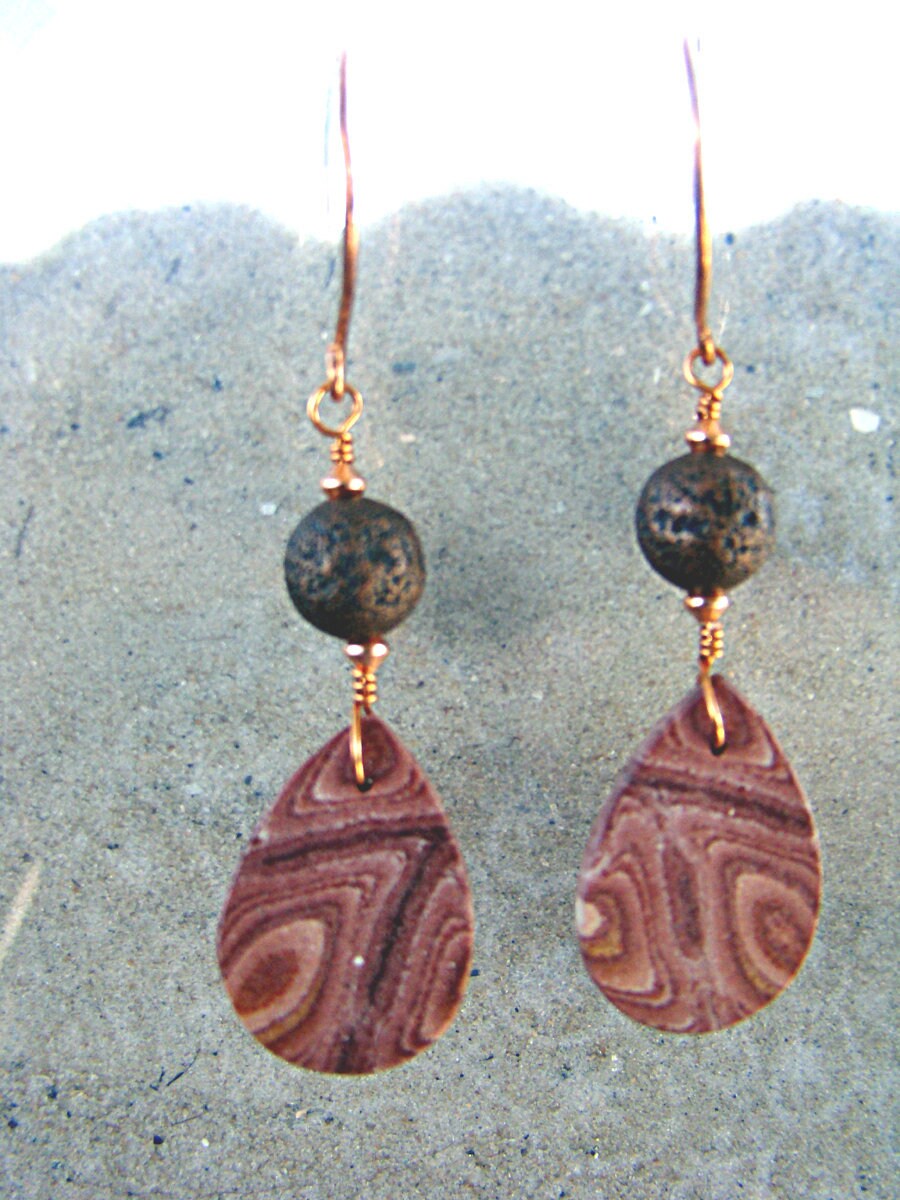 Wonderstone Teardrop-Scheiben Mit Kupfer Abgestimmt Wonderstone Teardrop-Scheiben Mit Kupfer Abgestimmt von GodsSisters