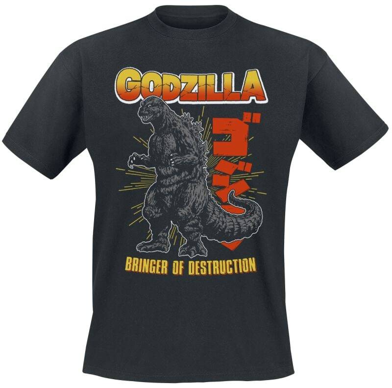Godzilla Bringer Of Destruction T-Shirt schwarz in M von Godzilla