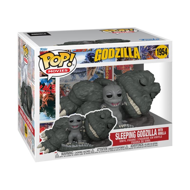 Godzilla Sleeping Godzilla With Minilla - (Super Pop!) Vinyl Figur 1954 Funko Pop! multicolor von Godzilla