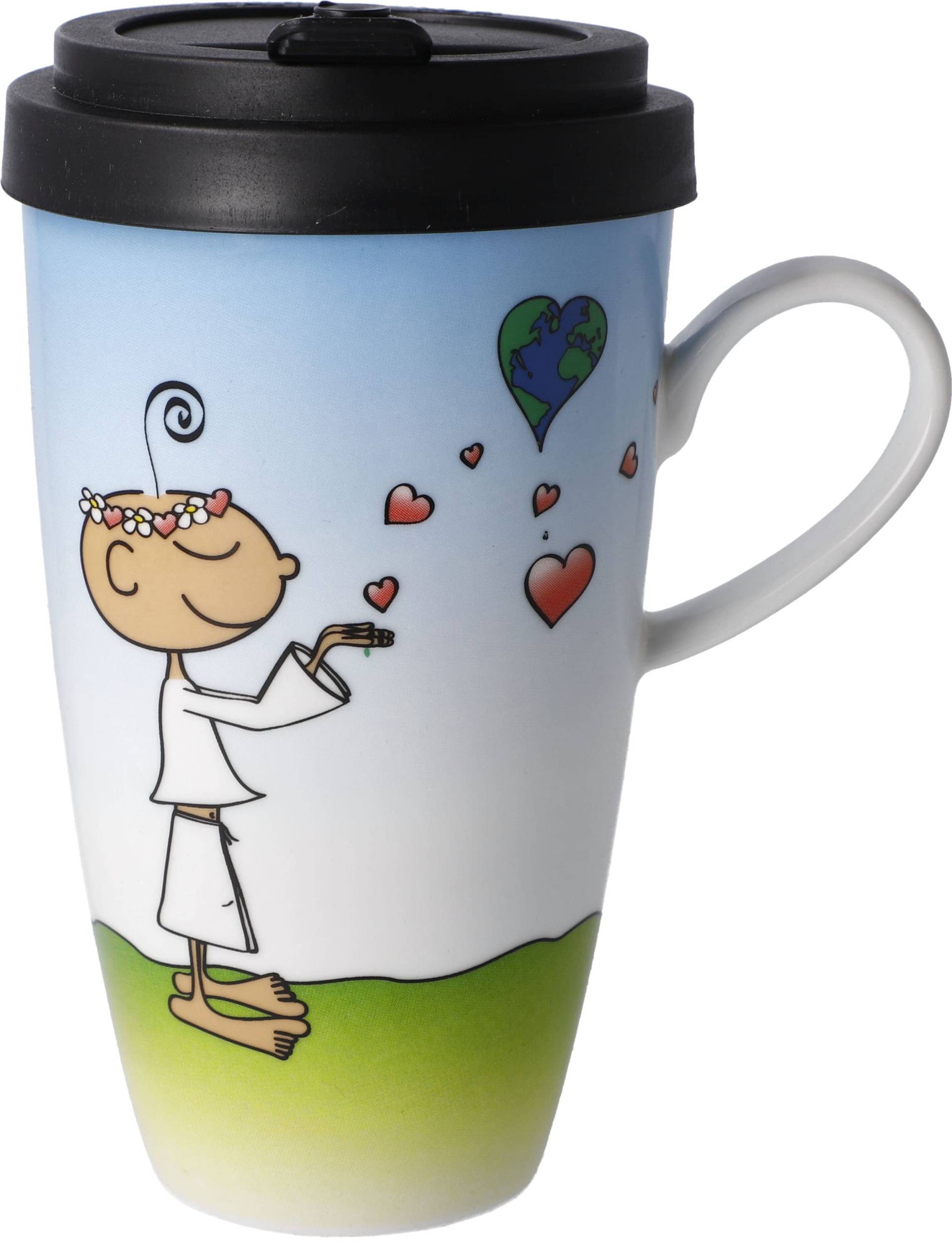 Goebel Coffee-to-go-Becher "Der kleine Yogi - "Life is beautiful"" von Goebel