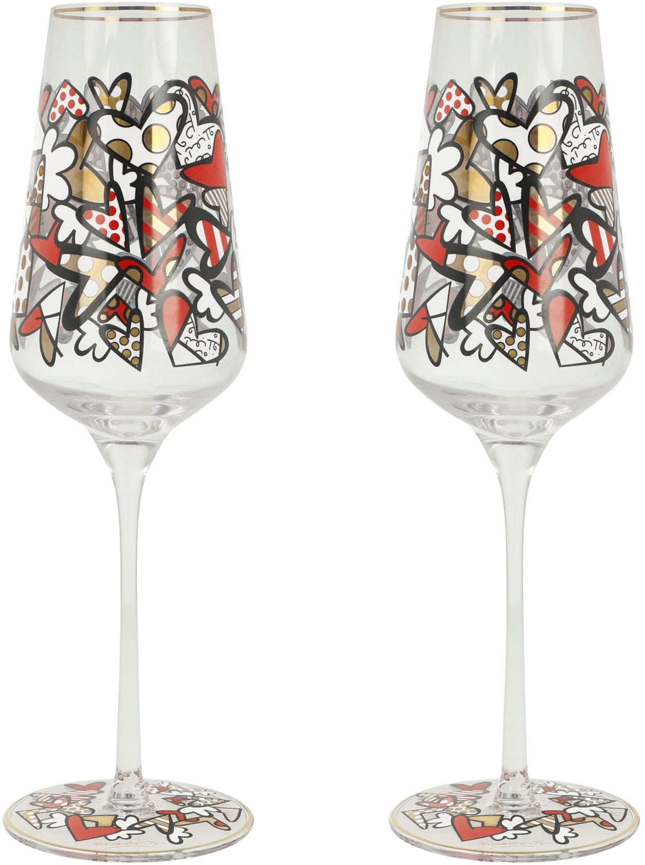 Goebel Sektglas "Sektglas Britto- All We Need Is Love" von Goebel