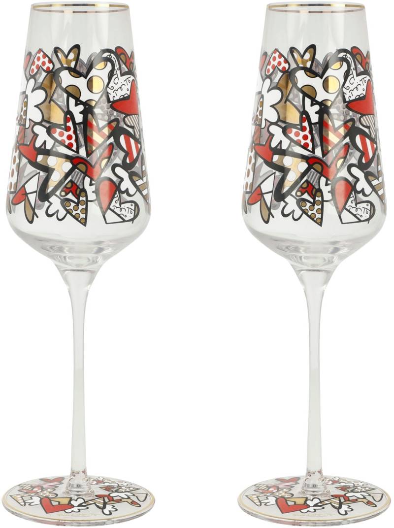 Goebel Sektglas "Sektglas Britto- All We Need Is Love" von Goebel