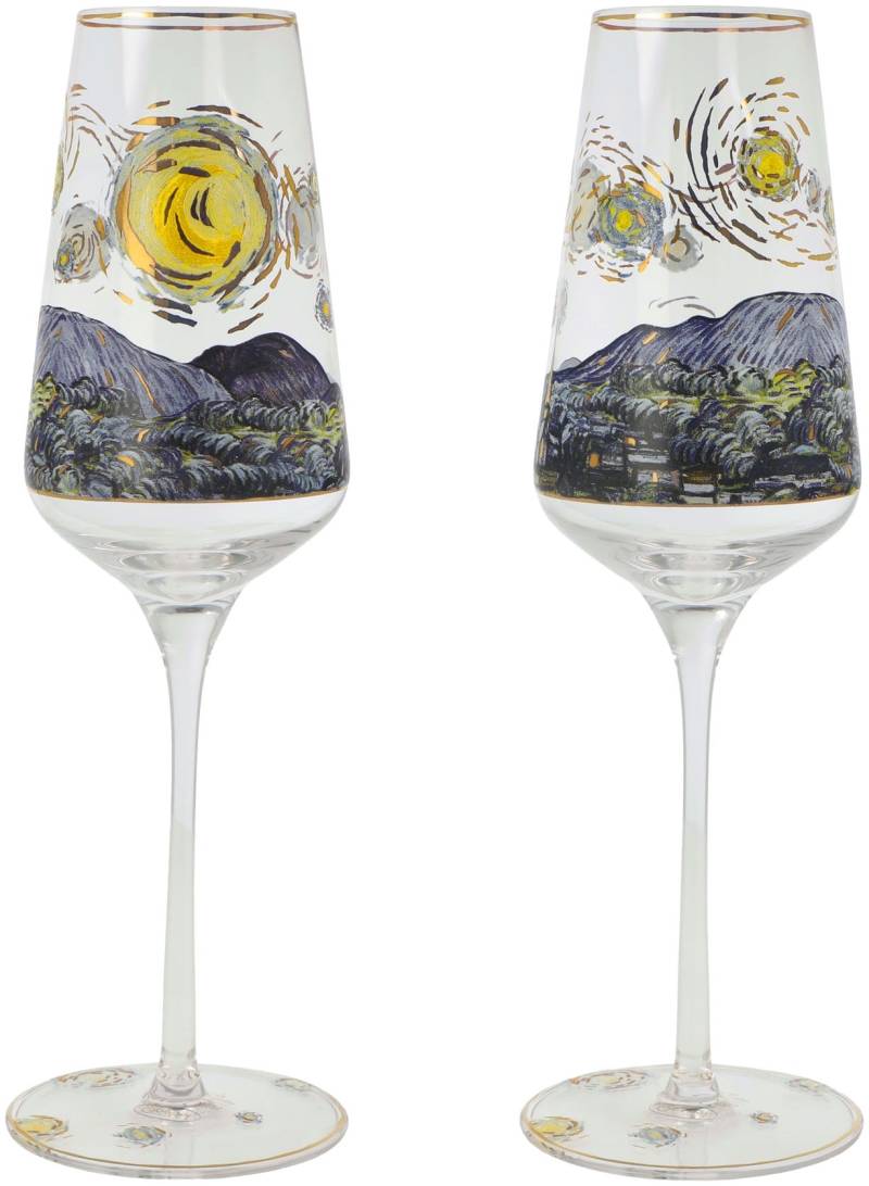 Goebel Sektglas "Sektglas Vincent Van Gogh -Sternennacht" von Goebel