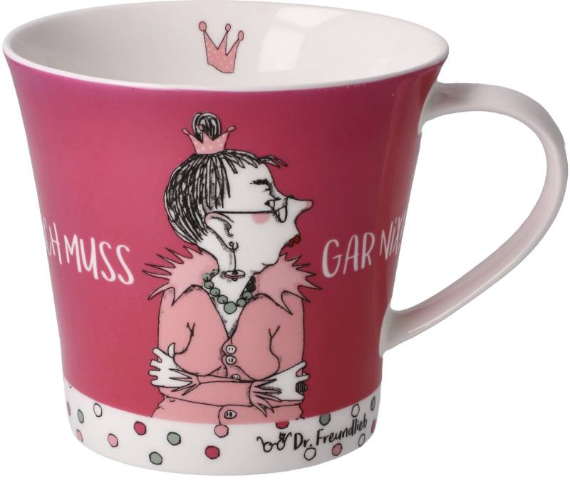 Goebel Tasse "Barbara Freundlieb", Coffee-/Tea Mug,Barbara Freundlieb - "Ich muss gar nix" von Goebel
