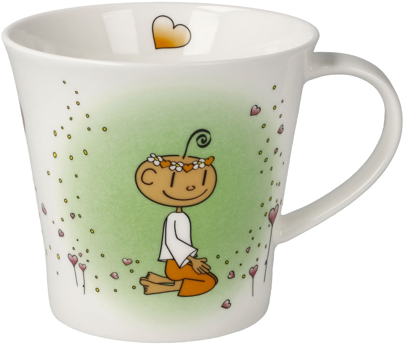 Goebel Tasse "Coffee-/Tea Mug Der kleine Yogi- Danke" von Goebel