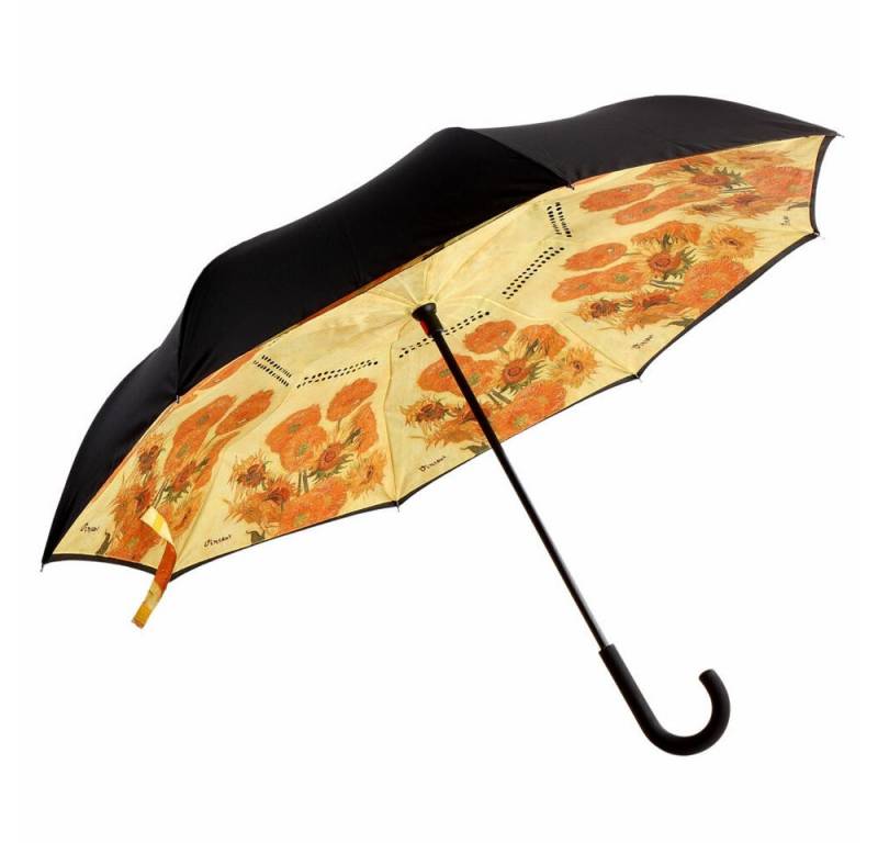 Goebel Upside Down Regenschirm Goebel Upside-Down Schirm Vincent van Gogh - Sonnenblumen, Polyester von Goebel