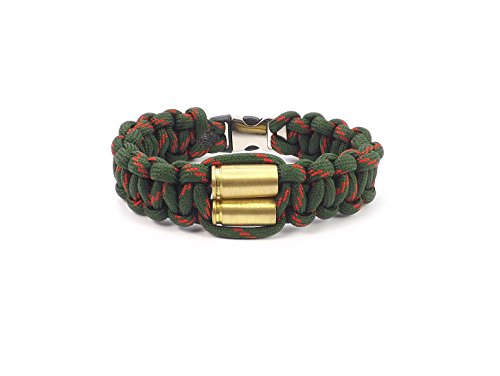 Gök-Türk Armband für Herren 'Geschoss' Kugel Patrone Soldat Armee Armeegrün von Gök-Türk