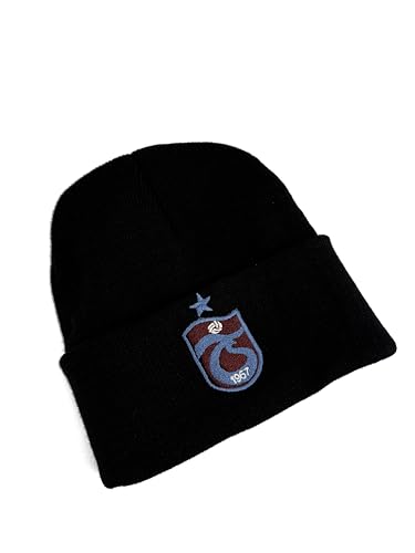 Gök-Türk Beanie Mütze mit Logo Trabzonspor - schwarz von Gök-Türk
