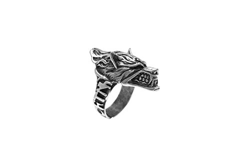 Gök-Türk Ring für Herren Unisex 'Wolf' Bozkurt Kopf Ertugrul - verstellbare Größe Gök-Türk Ring für Herren Unisex 'Wolf' Bozkurt Kopf Ertugrul - verstellbare Größe von Gök-Türk