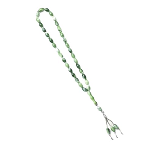 Gök-Türk Tesbih Gebetskette grün Allah Islam Muslim von Gök-Türk