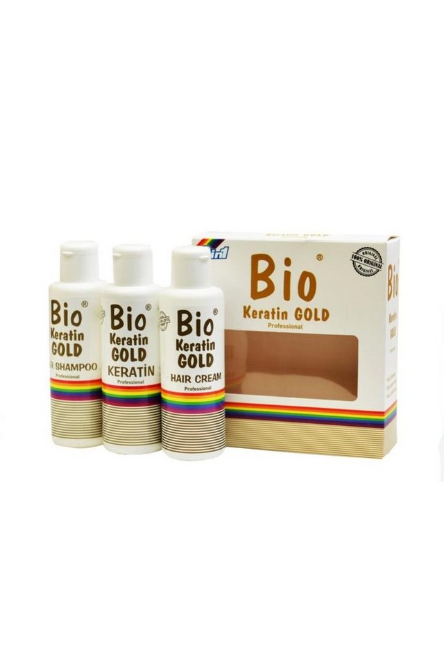 Göksoy Kozmetik Haarpflege-Set Bio Keratin Gold Haarglättungsset 150ml Göksoy Kozmetik Haarpflege-Set Bio Keratin Gold Haarglättungsset 150ml von Göksoy Kozmetik